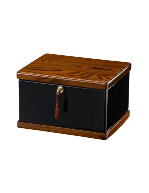 Courage - Two Tone Chest Wood Urn