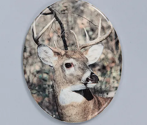 Custom Ceramic Photo for Natural Marble Stone Urns ADD-ON