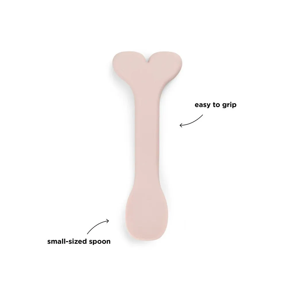 Done By Deer Silicone Baby Spoon 3-Pack Wally Powder