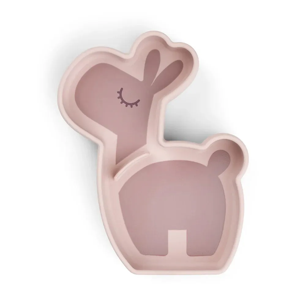 Done By Deer Silicone Stick&Stay Snack Plate Lalee Powder