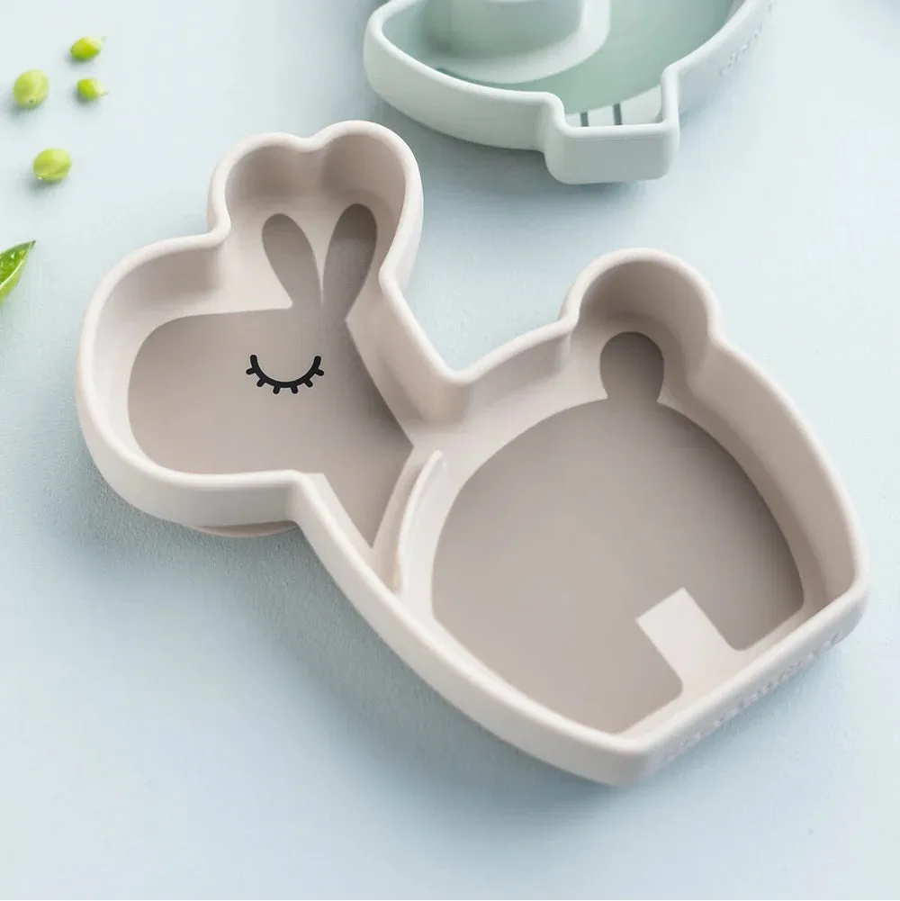 Done By Deer Silicone Stick&Stay Snack Plate Lalee Sand