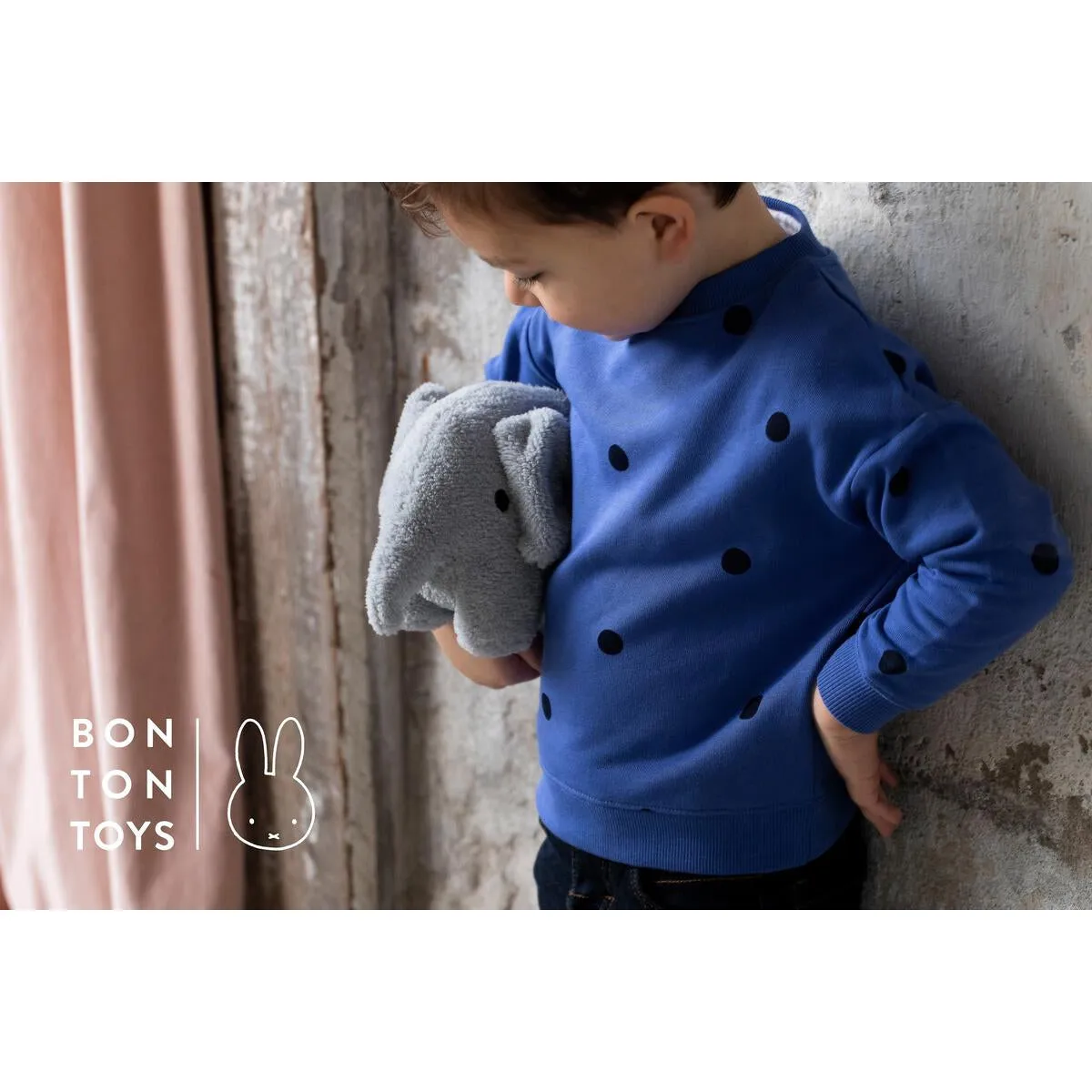 Elephant Terry Light Grey - 23cm