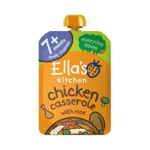 Ella's Kitchen Chicken Casserole with Rice 7  months 130g