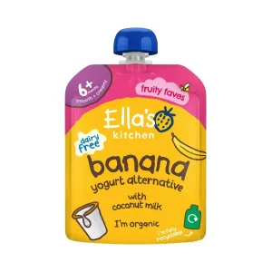 Ella's Kitchen Dairy Free Banana Yogurt Pouch 6  months 90g