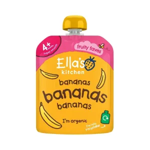 Ella's Kitchen Organic Bananas First Tates Baby Food Pouch 4  months 70g