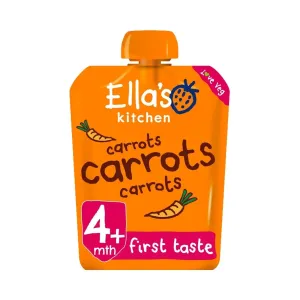 Ella's Kitchen Organic Carrots First Taste Baby Food Pouch 4  months 70g