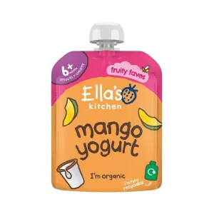Ella's Kitchen Organic Mango Greek Style Yoghurt Baby Food Pouch 6  months 90g