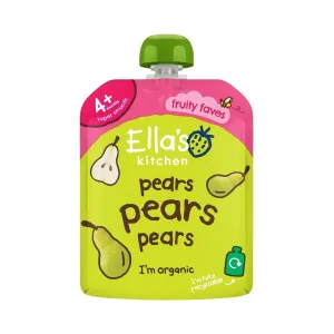 Ella's Kitchen Organic Pears First Tastes Baby Food Pouch 4  months 70g