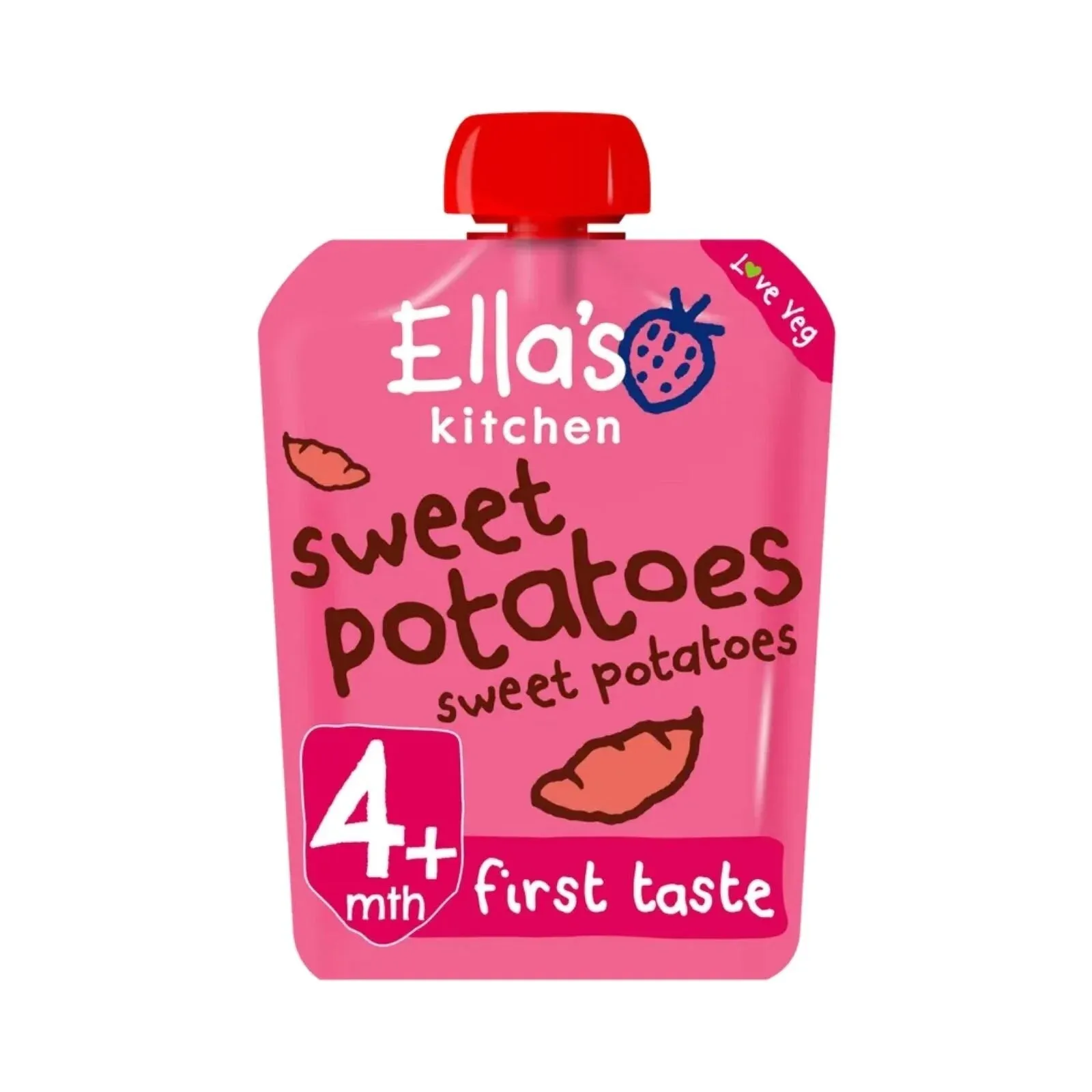 Ella's Kitchen Organic Sweet Potatoes First Tastes Baby Food Pouch 4  months 70g