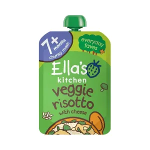 Ella's Kitchen Organic Veggie Risotto with Cheese Baby Food Pouch 7  months 130g