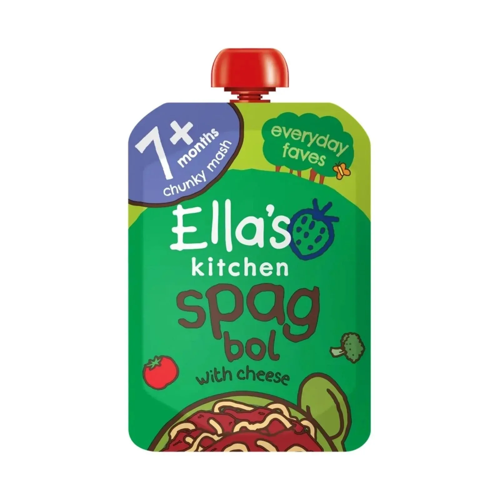 Ella's Kitchen Spaghetti Bolognese with Cheese 7  months 130g