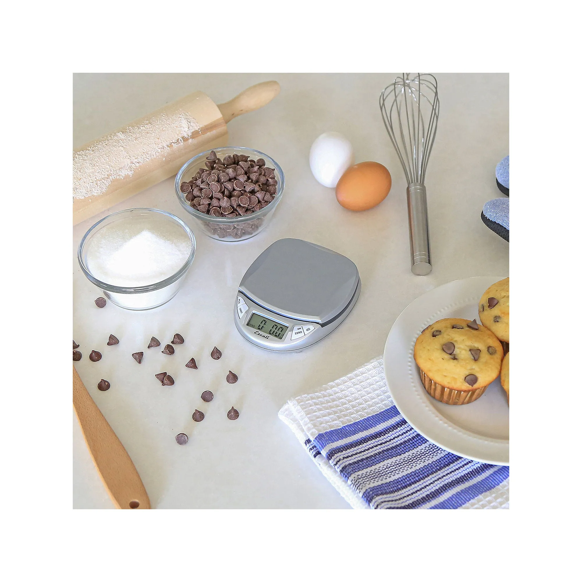 Escali Pico Space-Saving Digital Food Scale - GRAY ONE SIZE