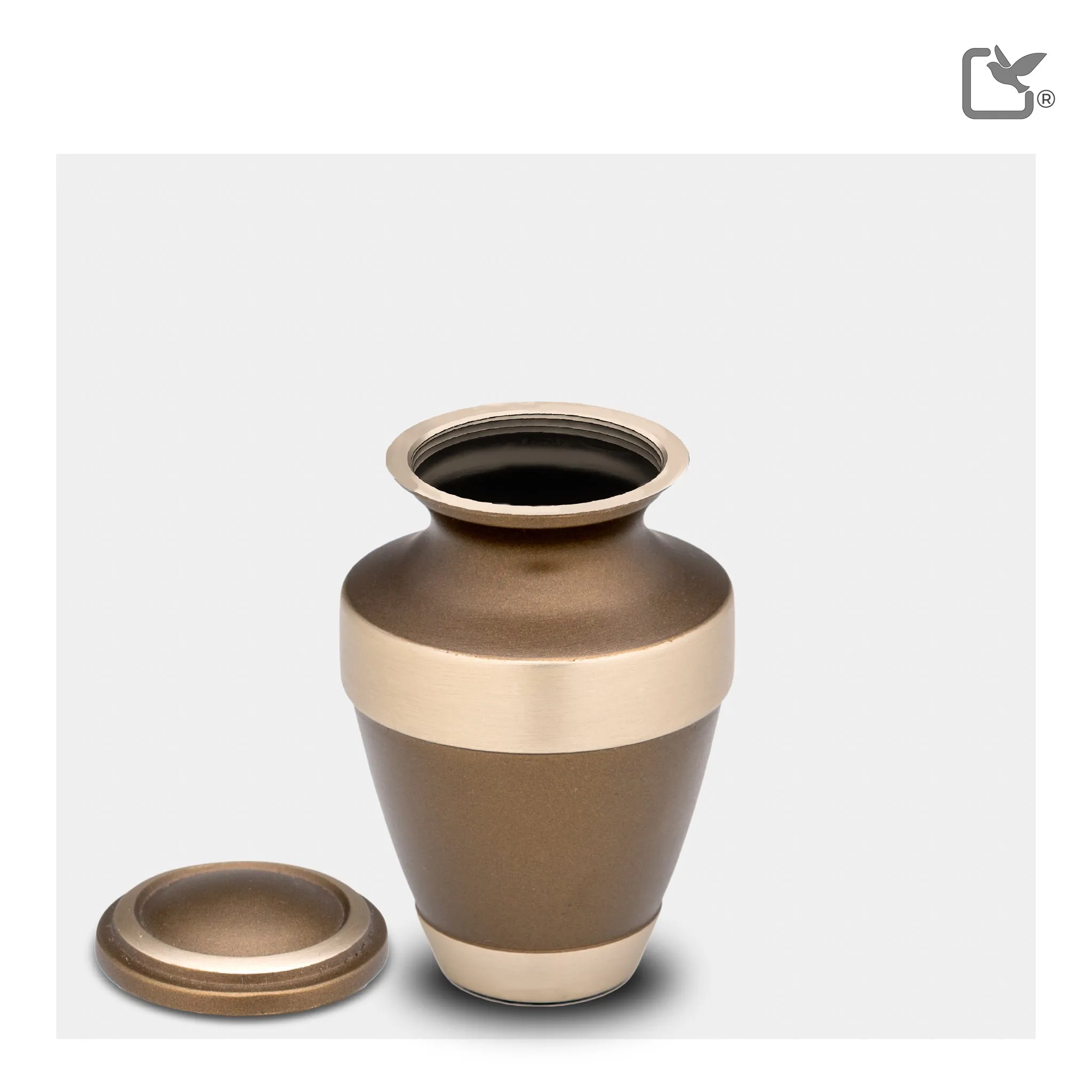 Espana Keepsake Urn Bronze & Brushed Gold