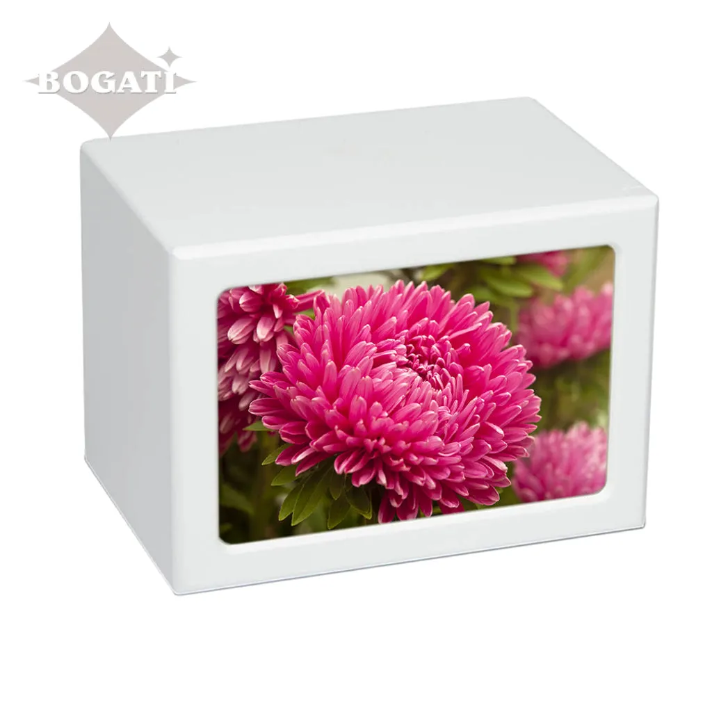 EXTRA LARGE Photo Frame urn PY06 - Pink Flowers