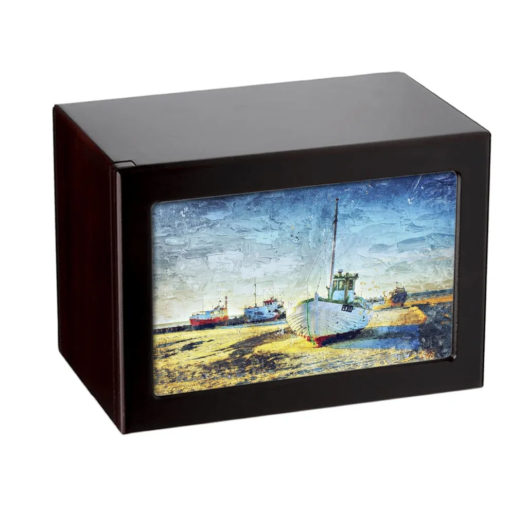 EXTRA LARGE Photo Frame Urn - PY06 - Sailboat