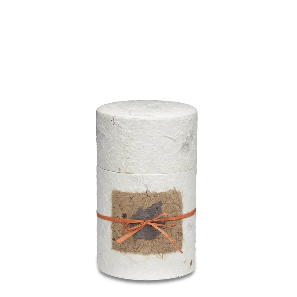 EXTRA SMALL Handcrafted Biodegradable Paper Urn -1010- Natural