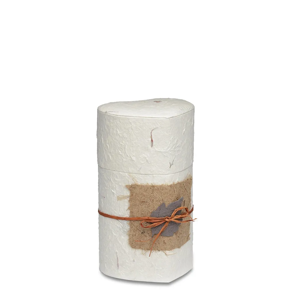 EXTRA SMALL Handcrafted Biodegradable Paper Urn -1010- Natural