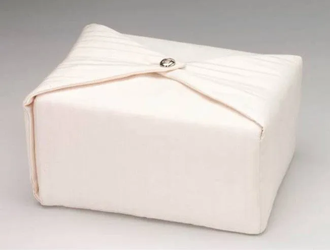 Fabric Cremation Urn in Cream