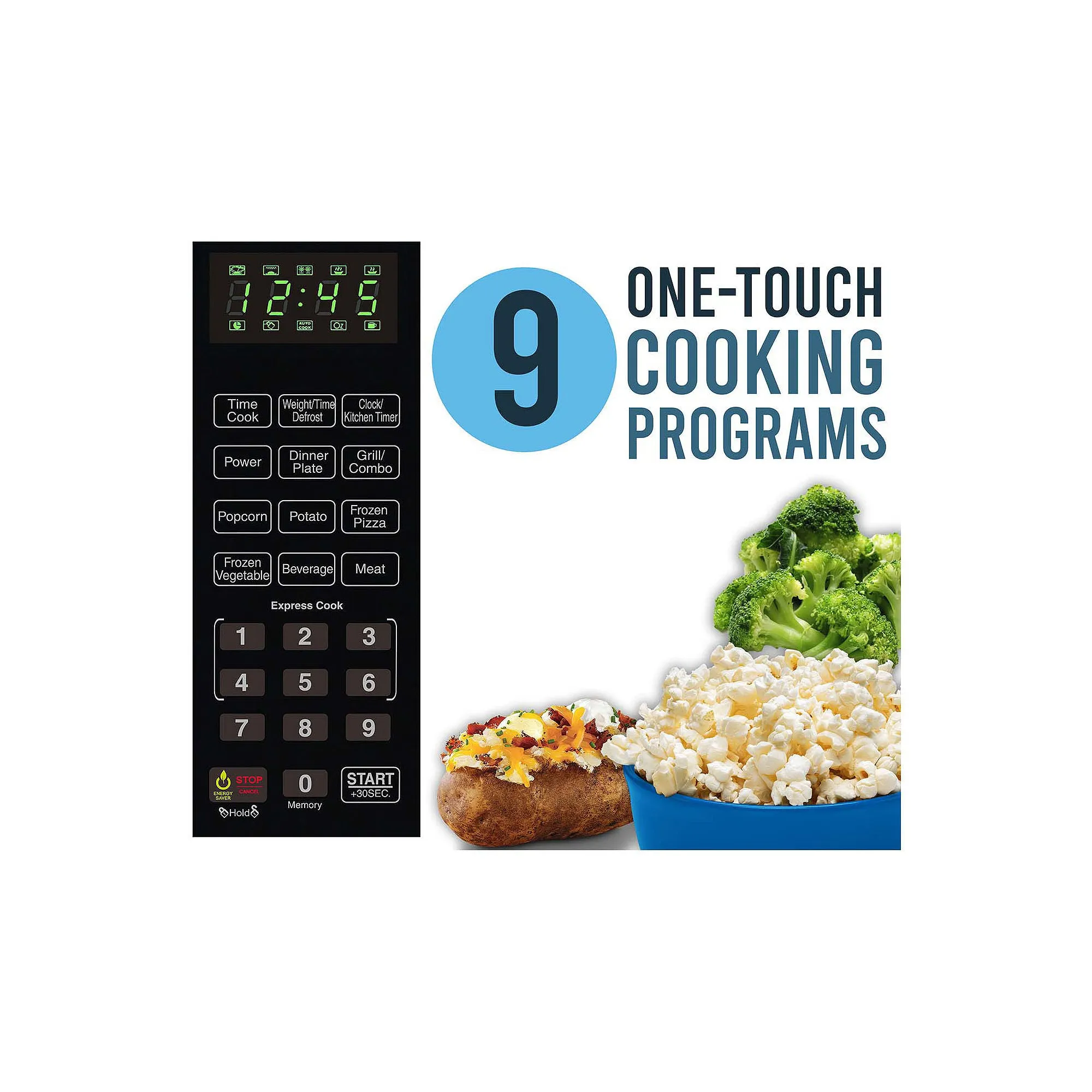 Farberware FM12SSG Professional 1.2 Cu.Ft. Microwave and Grill Oven, 1100 Watt, Stainless Steel