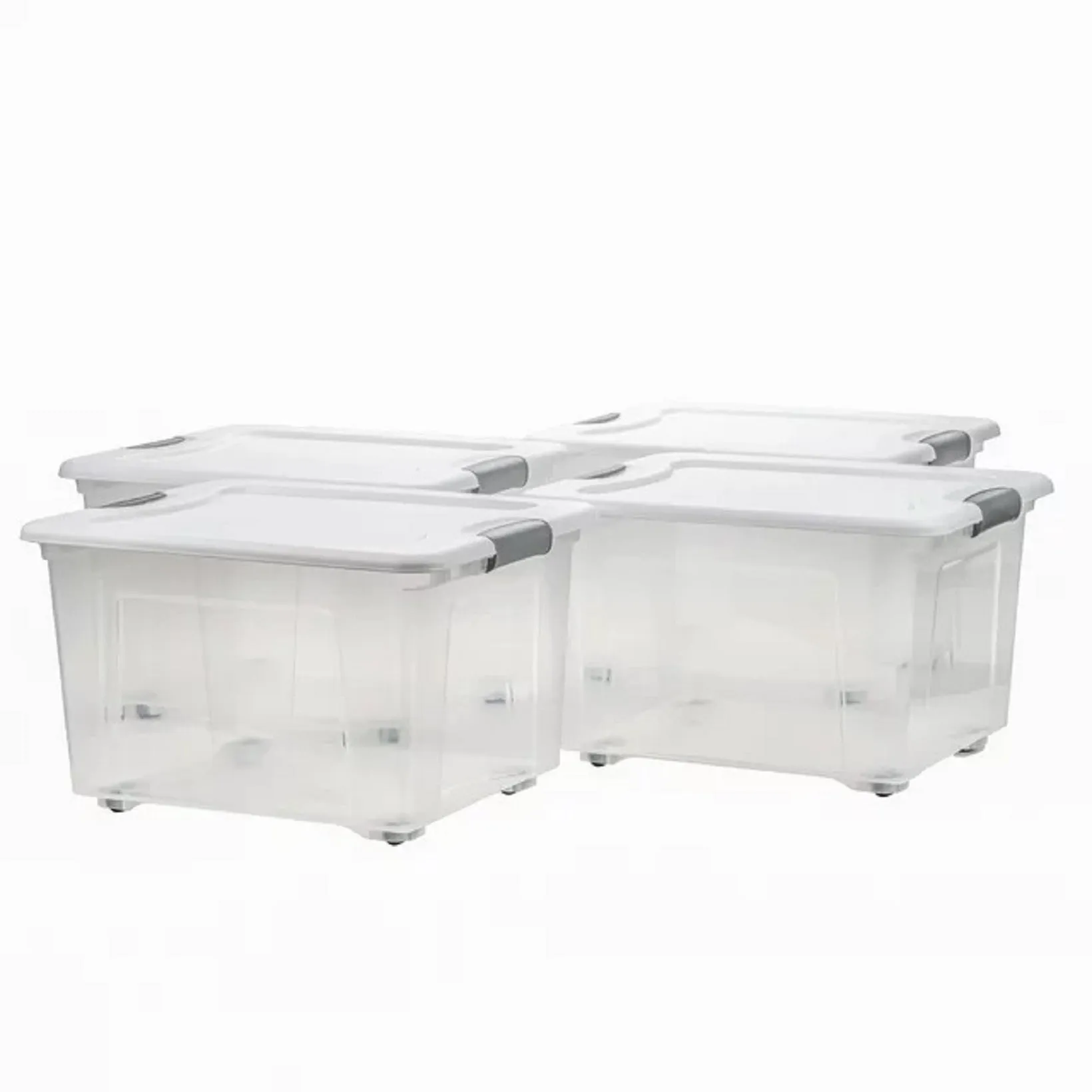 FONTAL SL090030A 35L Adult PP Plastic clear Storage Box Containers