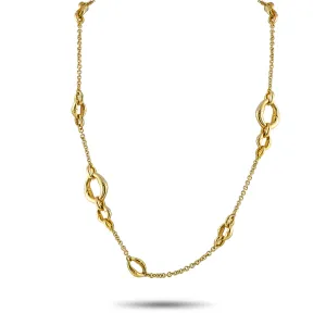 Gucci Bamboo 18K Yellow Gold Station Necklace GU01-050525