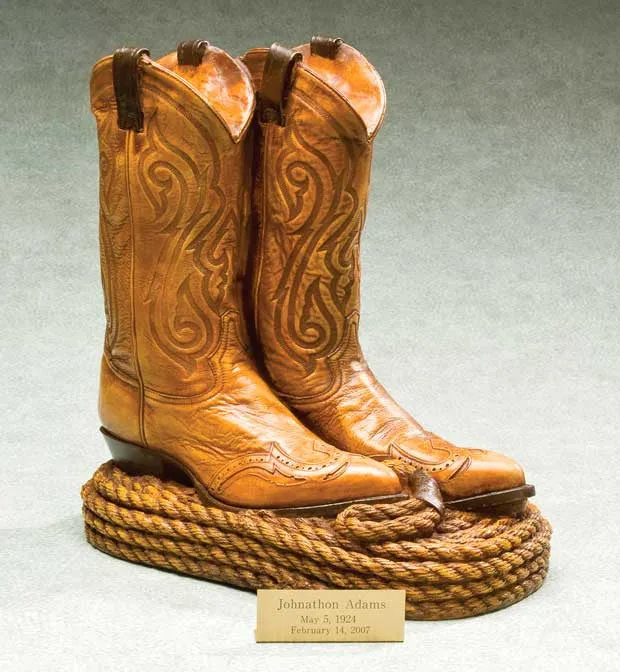 Heirloom Cowboy Boots Cremation Urn