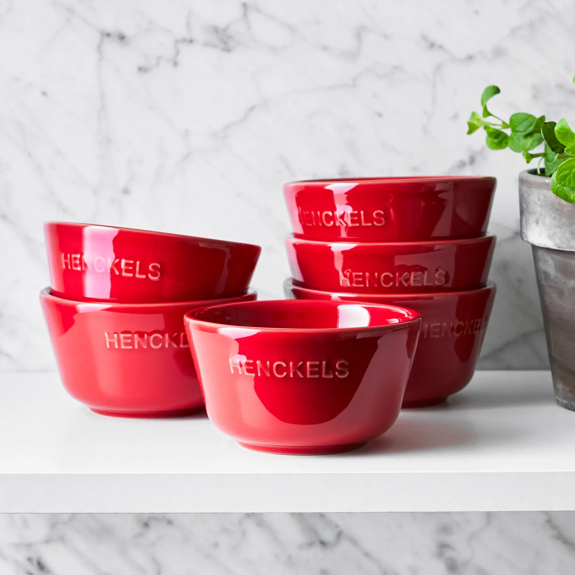 HENCKELS Ceramic 6-pc Round Ramekin Set