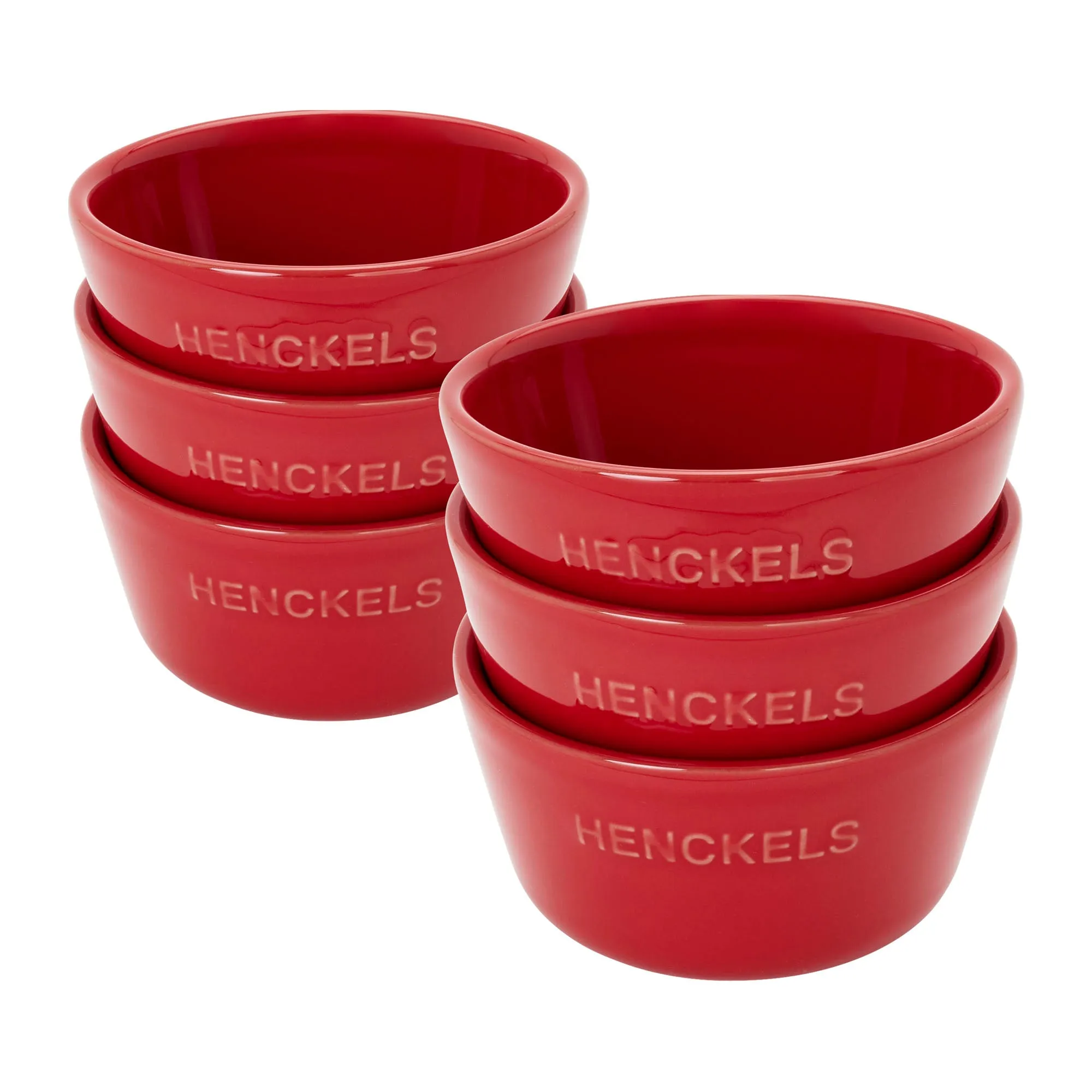 HENCKELS Ceramic 6-pc Round Ramekin Set