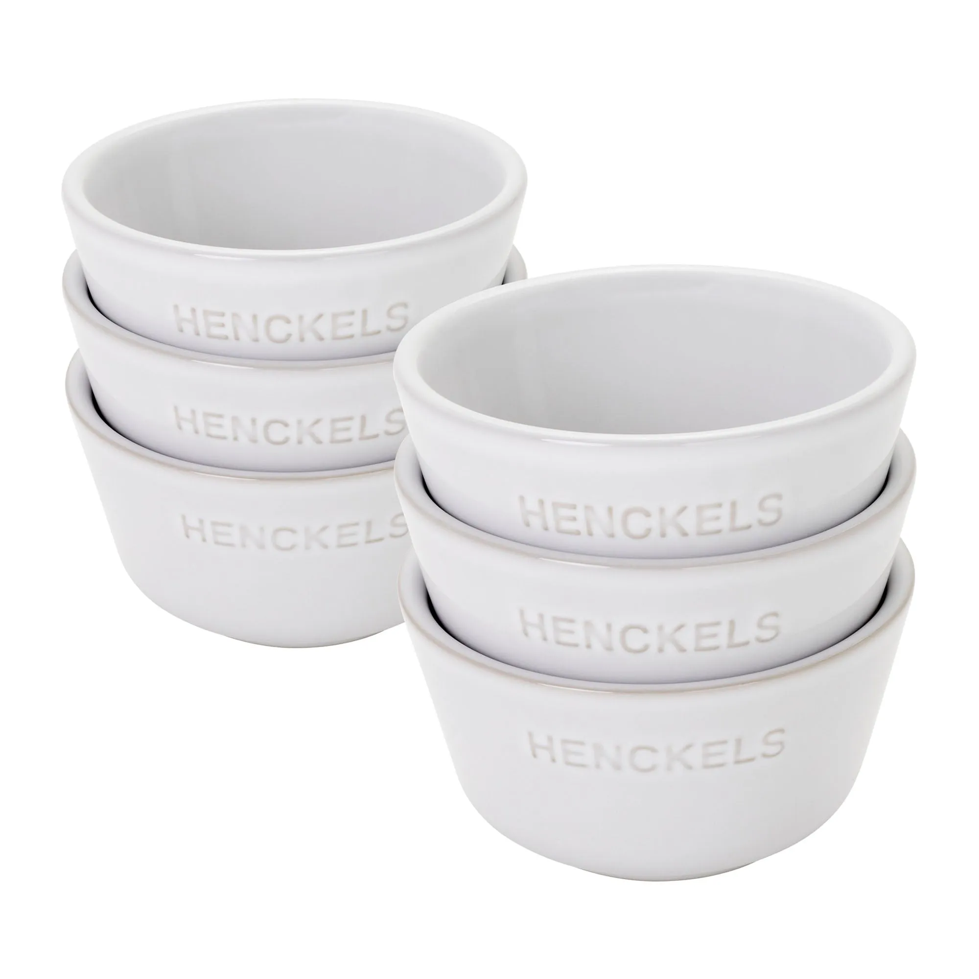 HENCKELS Ceramic 6-pc Round Ramekin Set