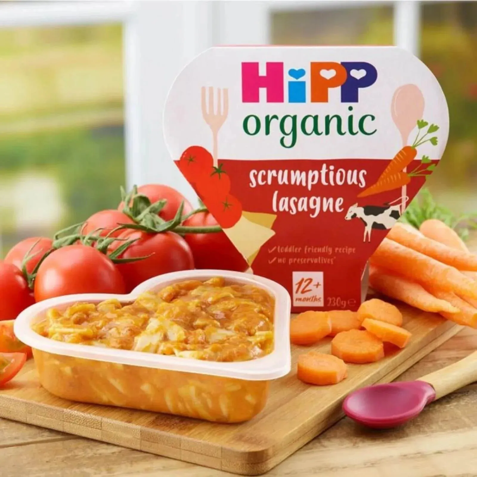 HiPP Organic Scrumptious Lasagne Toddler Tray Meal 12  months 230g