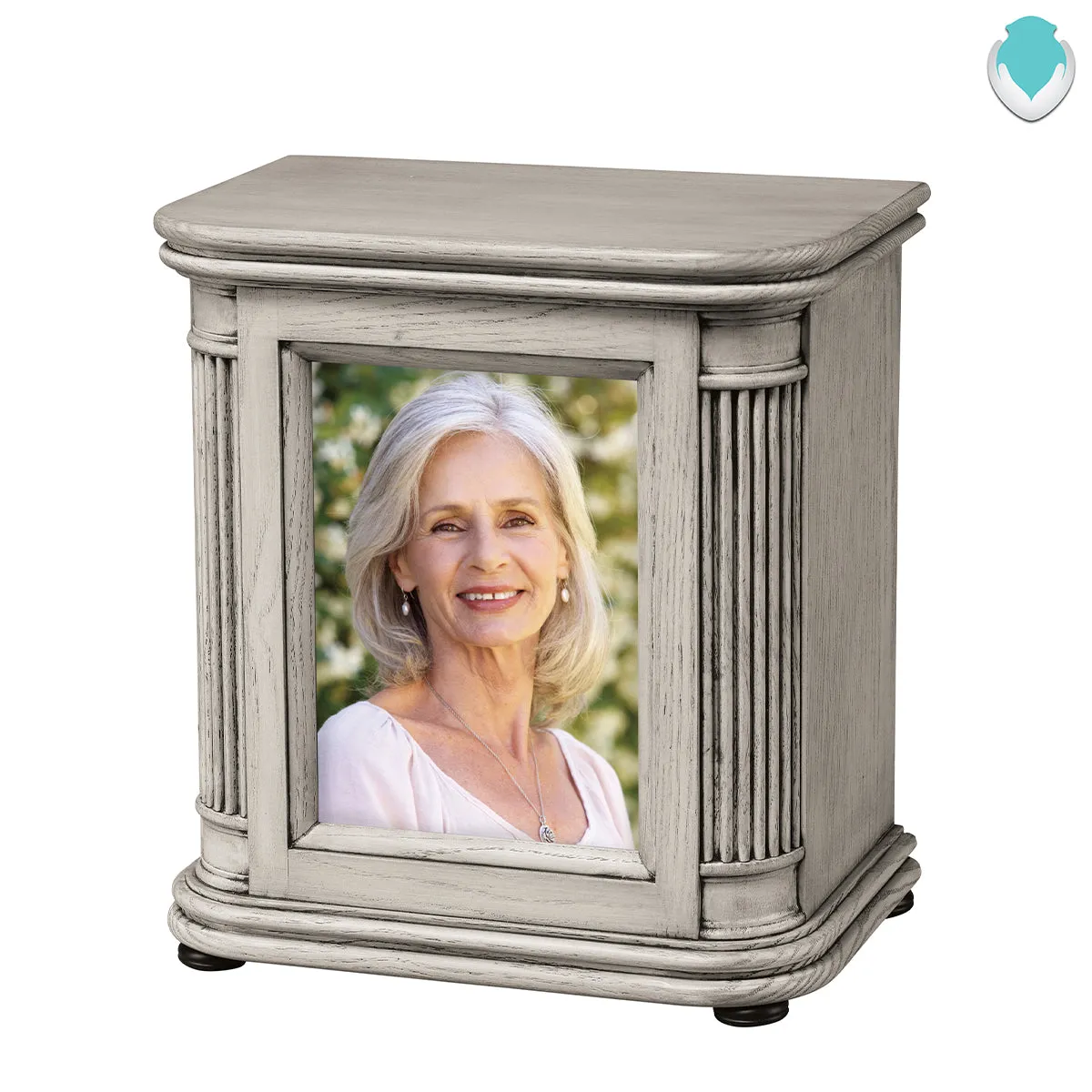 Honor IV Photo Wood Urn