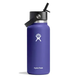 Hydro Flask 32oz Wide Mouth Flex Straw Water Bottle Phantom