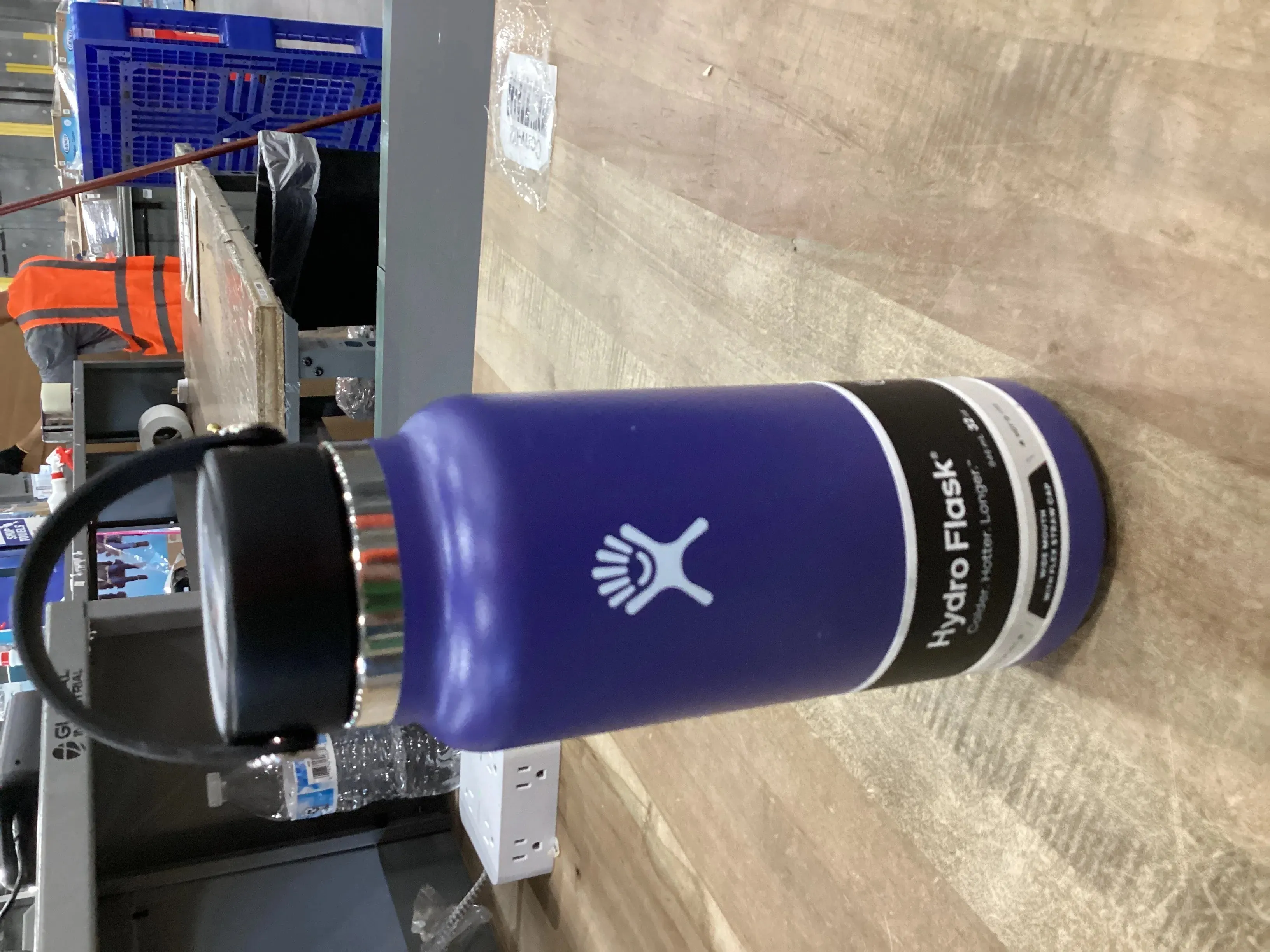 Hydro Flask 32oz Wide Mouth Flex Straw Water Bottle Phantom