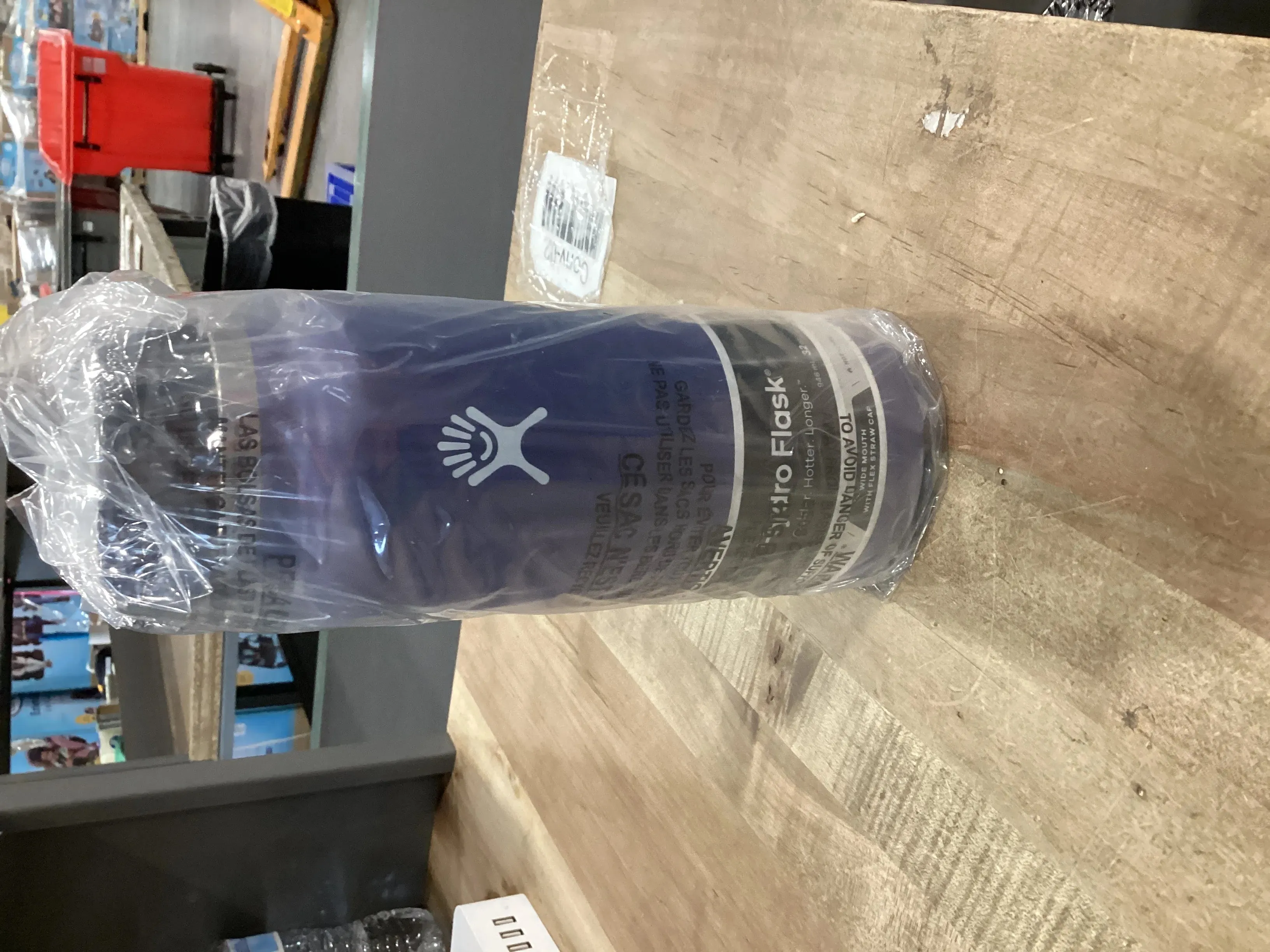 Hydro Flask 32oz Wide Mouth Flex Straw Water Bottle Phantom