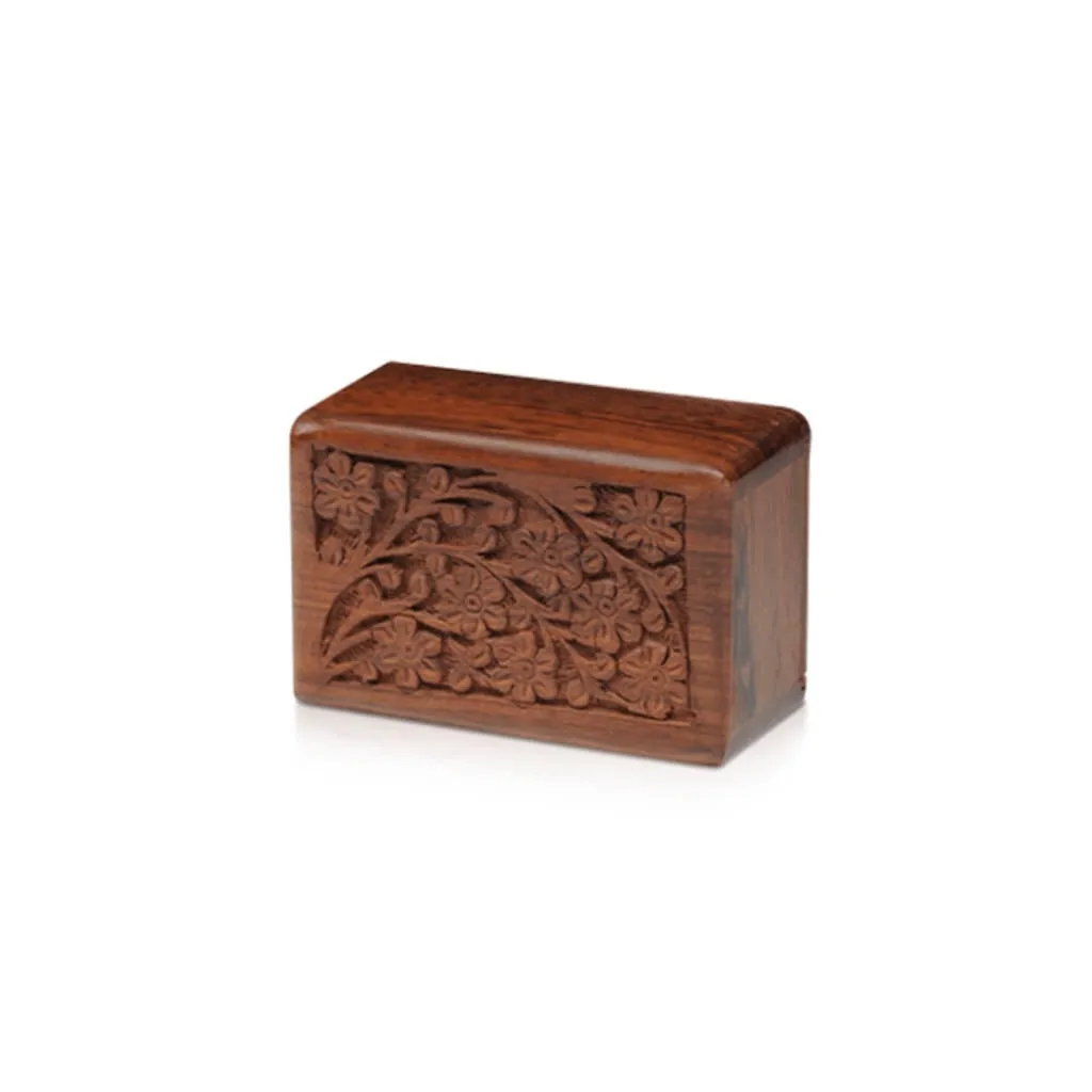 IMPERFECT SELECTION -  EXTRA SMALL Rosewood Urn  -2720 - Tree of Life - Case of 40