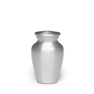 IMPERFECT SELECTION - KEEPSAKE -Alloy Urn AU-CLB – Brushed Silver Look