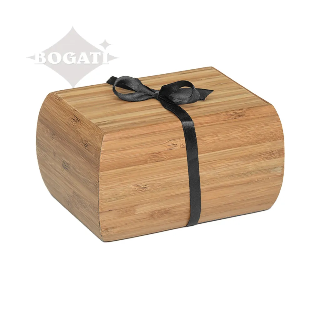 IMPERFECT SELECTION - MEDIUM - Bamboo Urn - 1024 - Curved edges removable Satin ribbon  - Case of 18