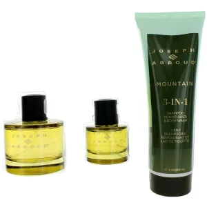 Joseph Abboud Men's Personal Care Gift Set - Mountain Luxurious Elegant, 3 Piece