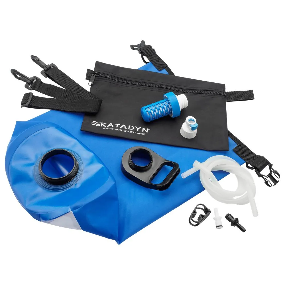 Katadyn 8020859 Gravity BeFree 6L Water Microfilter, Camping, Backpacking, Emergency Preparedness, Blue