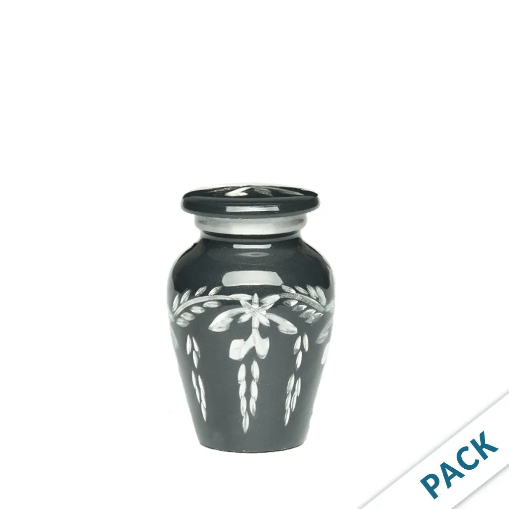 KEEPSAKE -1100- Diamond Cut Alloy Urn - Pack of 10