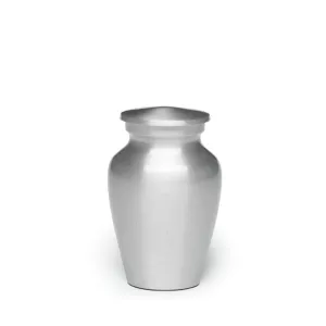 KEEPSAKE -Alloy Urn AU-CLB – Brushed Silver Look