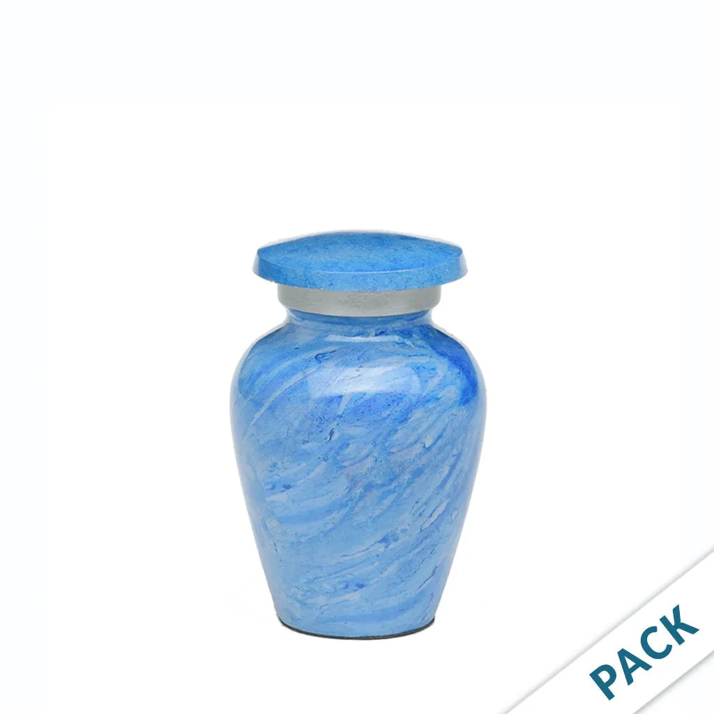 KEEPSAKE -Alloy Urn -Hand Painted Stone-look - Pack of 10