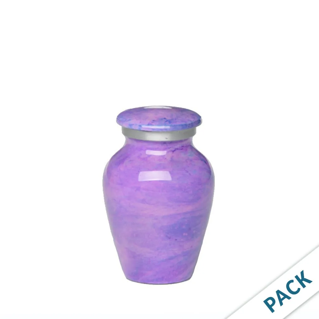 KEEPSAKE -Alloy Urn -Hand Painted Stone-look - Pack of 10