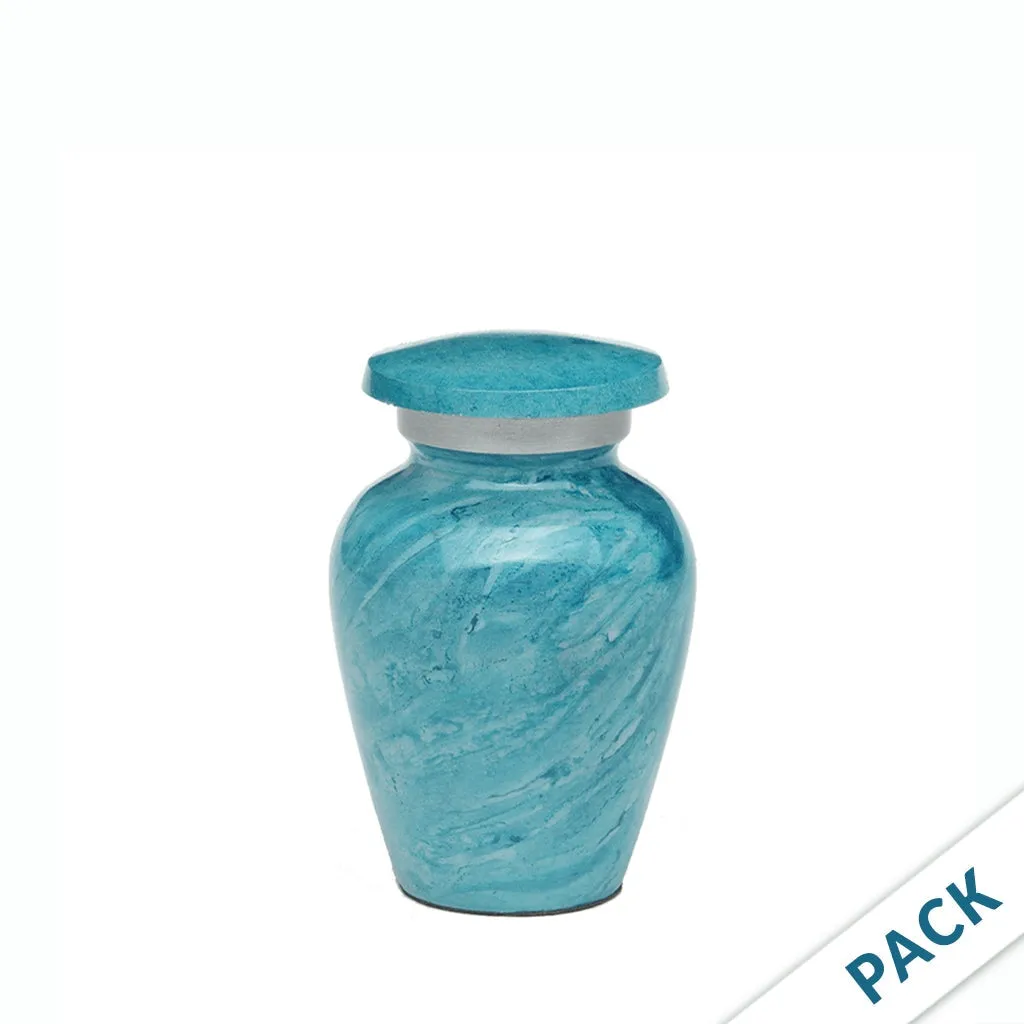 KEEPSAKE -Alloy Urn -Hand Painted Stone-look - Pack of 10
