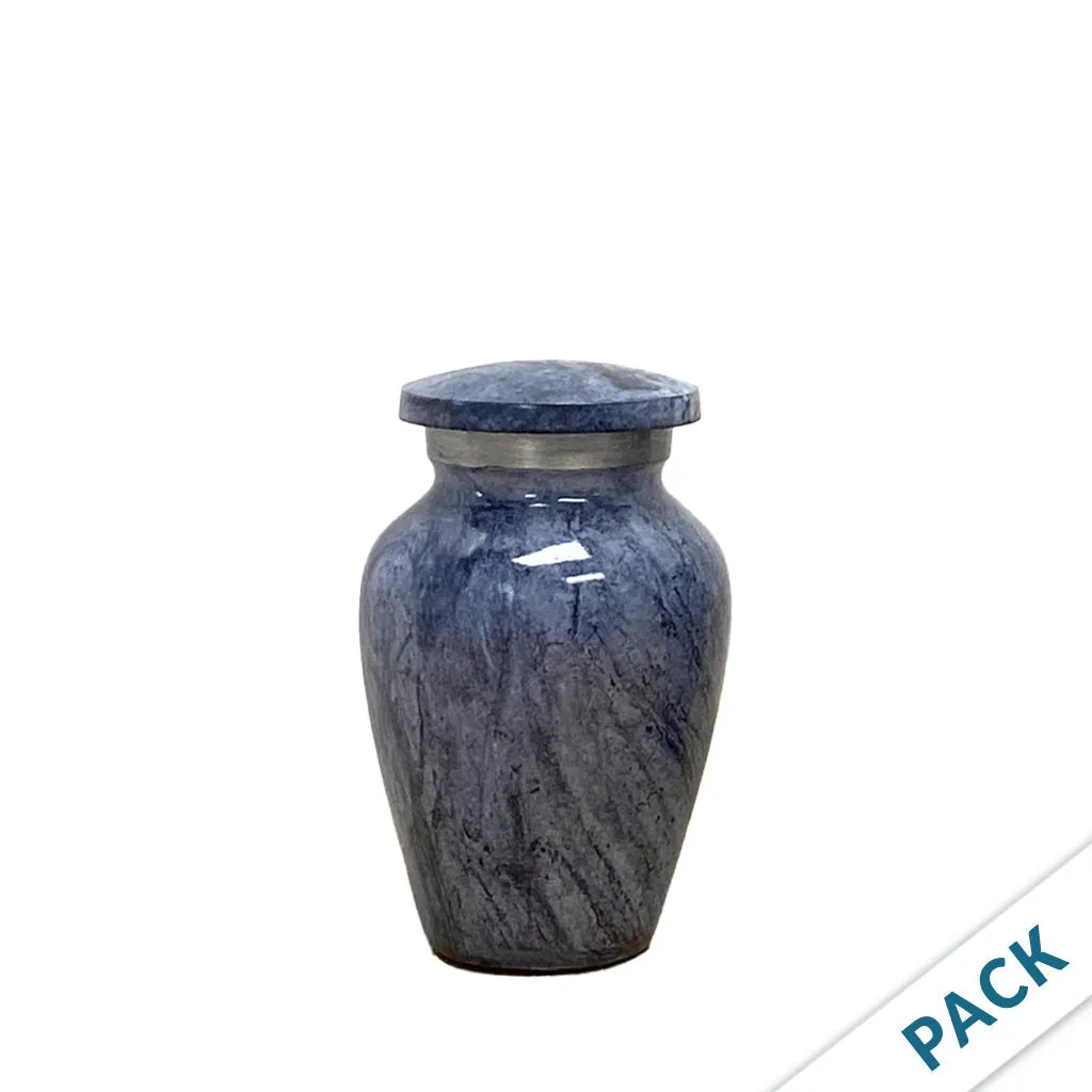 KEEPSAKE -Alloy Urn -Hand Painted Stone-look - Pack of 10