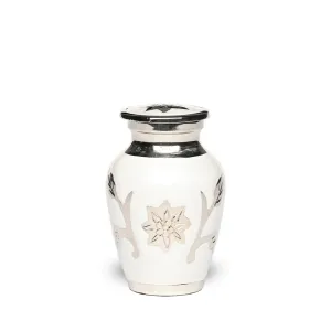KEEPSAKE Brass urn -1500-  Florentine Corn Flower Design