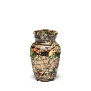 KEEPSAKE  -Classic Alloy Urn -1981- Camouflage Design