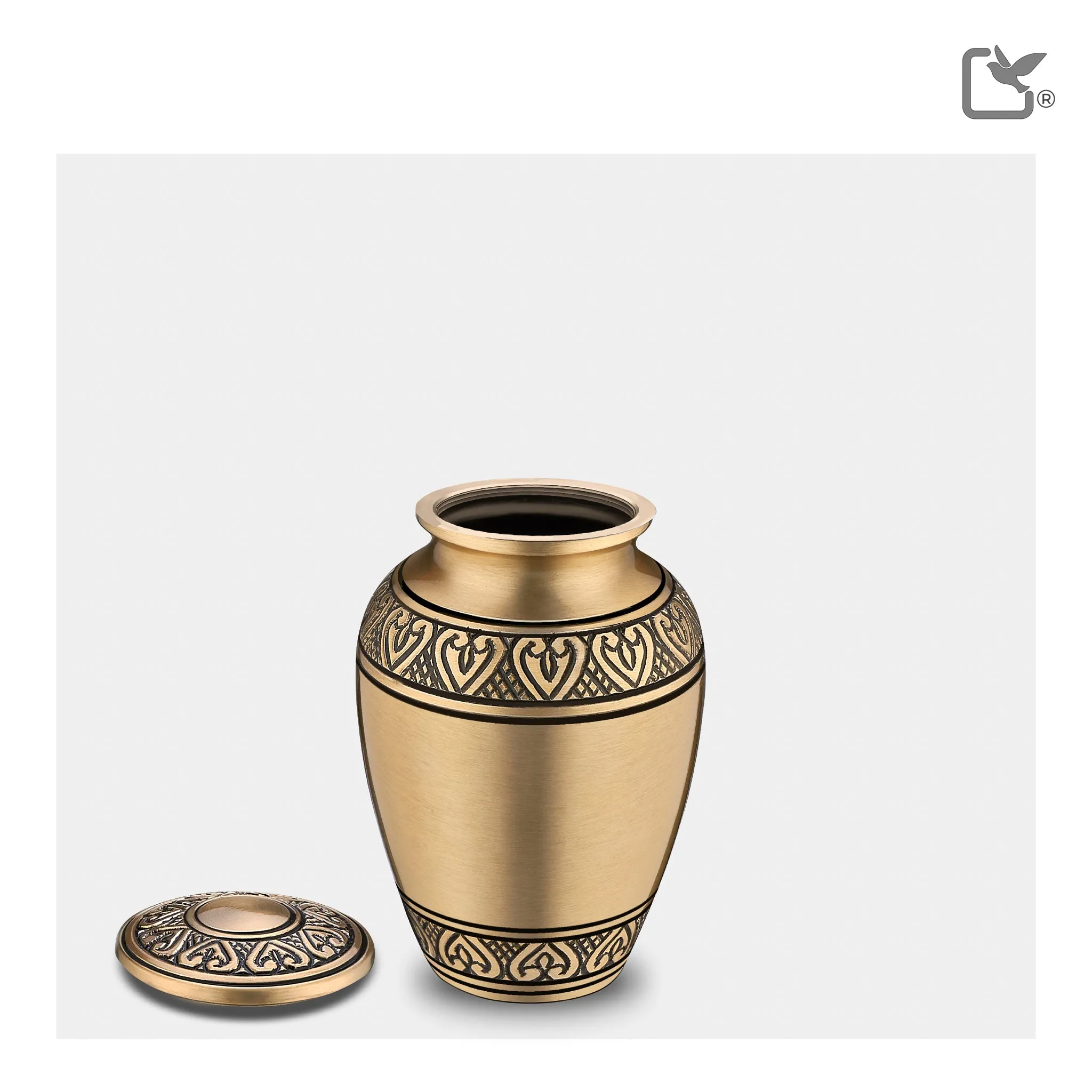 Keepsake Classic Gold Cremation Urn - COMFORT by LoveUrns