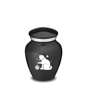 Keepsake Embrace Charcoal Black Pet Fun Cat Cremation Urn