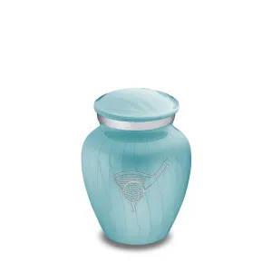 Keepsake Embrace Pearl Light Blue Golf Cremation Urn
